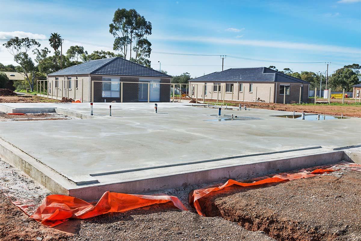 Custom concrete foundation and slab design and planning